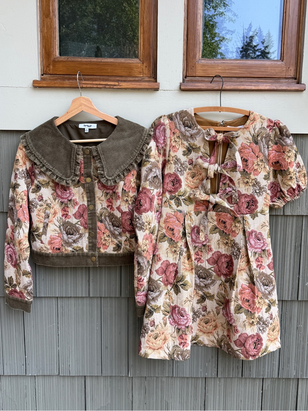 Jacquie The Label Floral Tapestry Jacket & Dress Set | Cottagecore